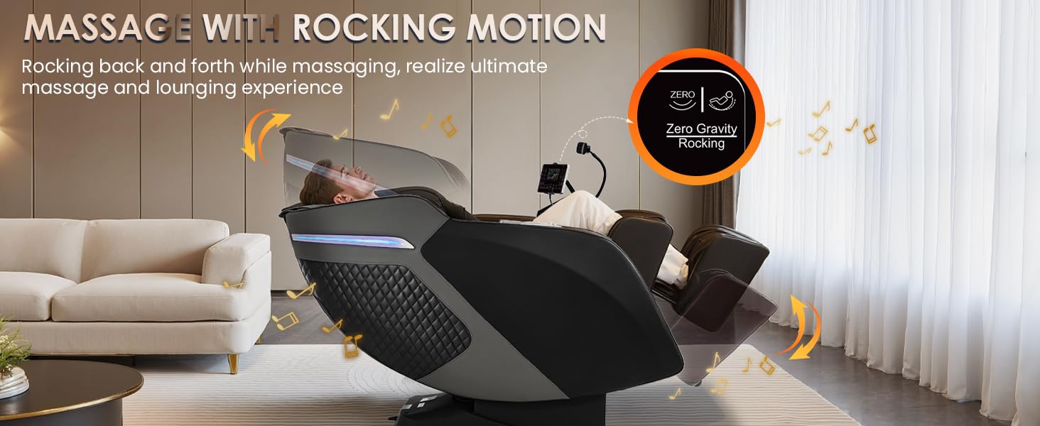 massage chair with rocking motion