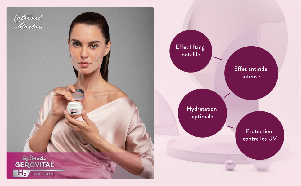 crème anti-rides Hydratation intensive SPF 10 sèche et déshydratée mature gerovital evolution
