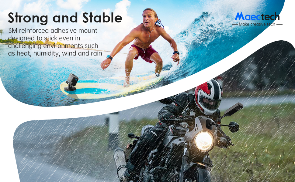 Adhesive Mount Compatible for Insta360 Helmet Mount