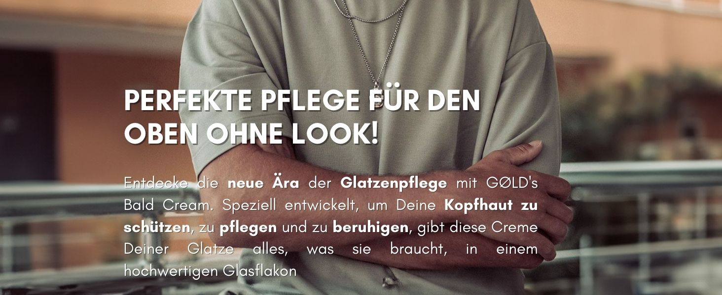 gepflegte Glatze goelds Sonnenschutz glatze