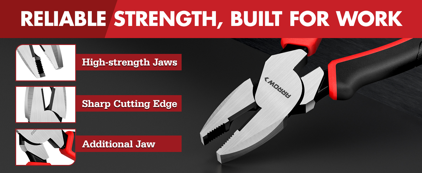 durable jaws sharp cutting edge
