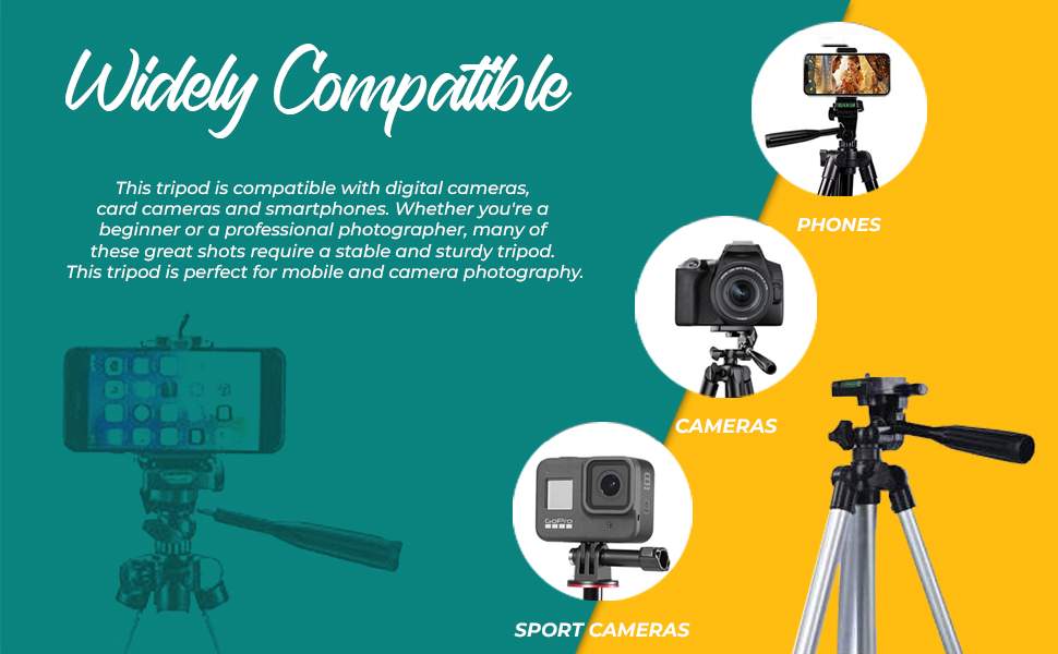 Buy MKY® Tripod 3110 Stand with 3Way Head Tripod 3110 with Mobile