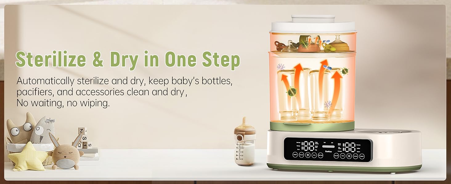 baby bottle sterilizer and dryer