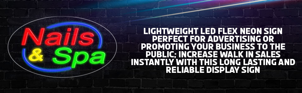 Nails and Spa Neon Signs