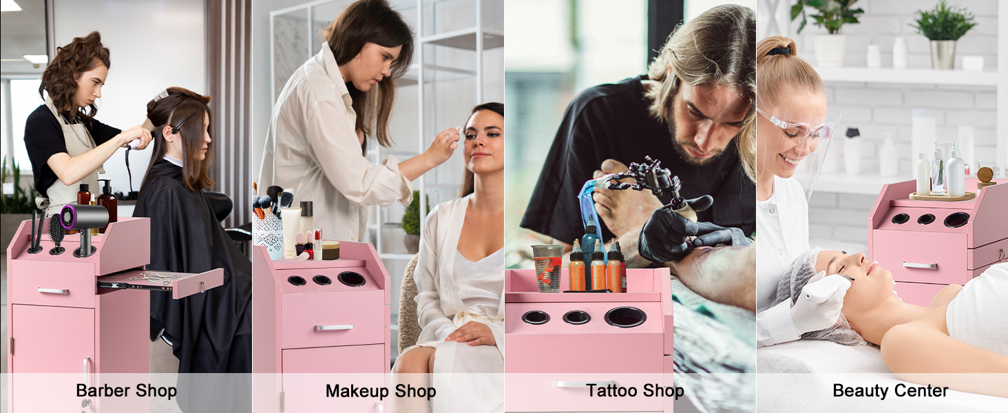 Salon Trolley Storage Cart