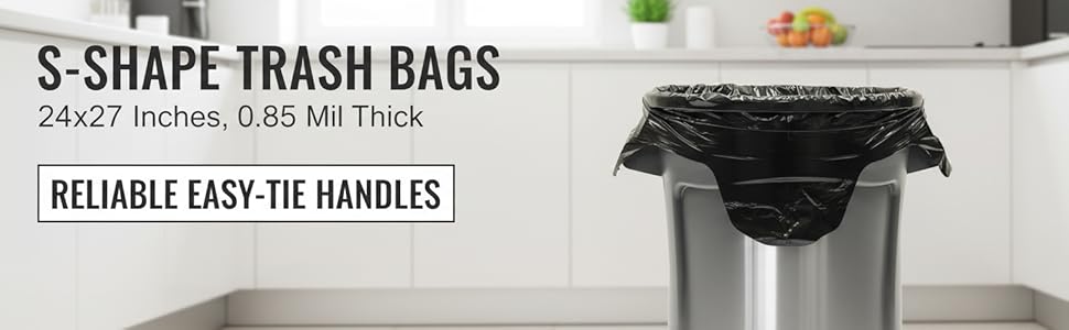 S-Shape Trash Bags