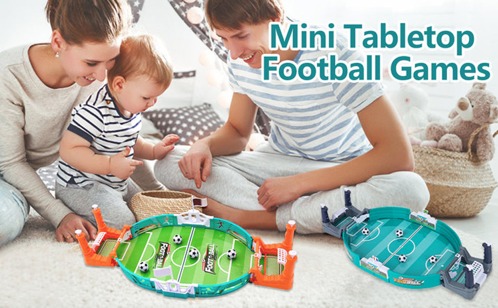 Mini Table Soccer Game Table Top Football Game Mini Tabletop Football