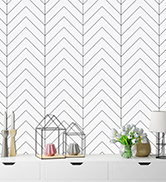 Geometric Herringbone Wallpaper