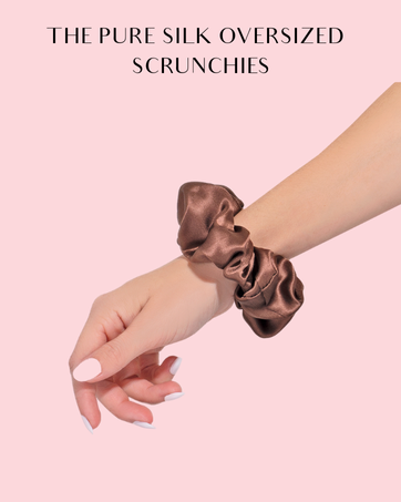 silk scrunchies silk hair ties boar bristle brush smoothing brush frizz control hair breakage silk