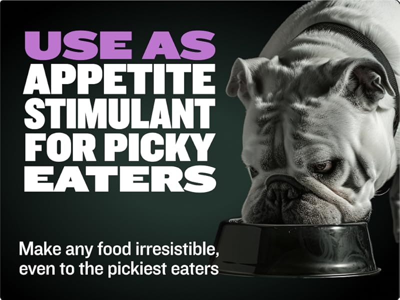 Use as appetite stimulant for picky eaters that make any food irresistible to the pickiest eaters