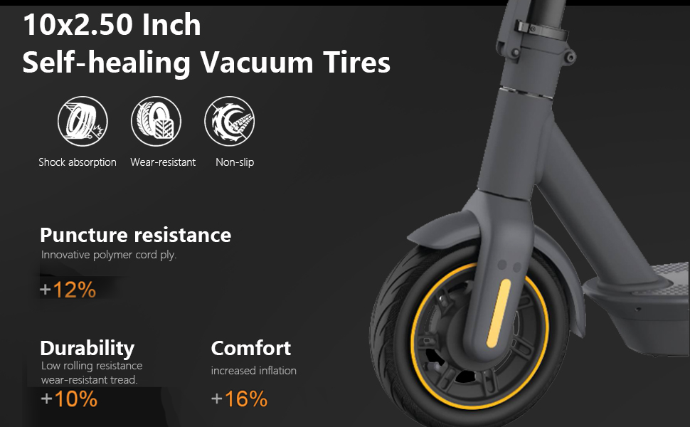 10x2.5-6.5 tire for ninebot