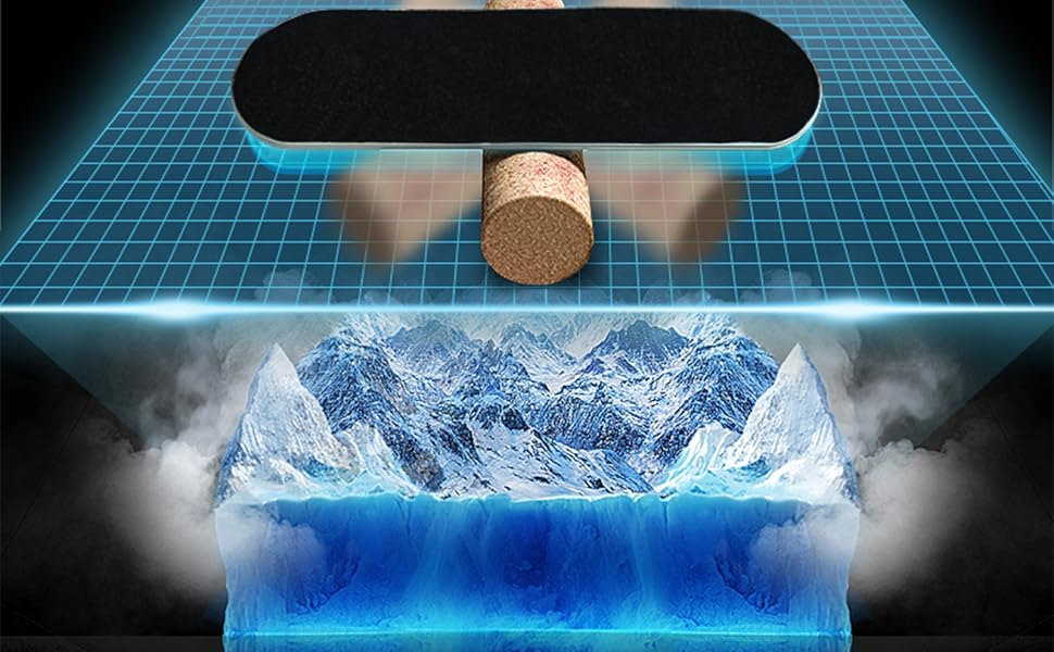 Balance Board trainer for Adults Kids，Hockey snowboard