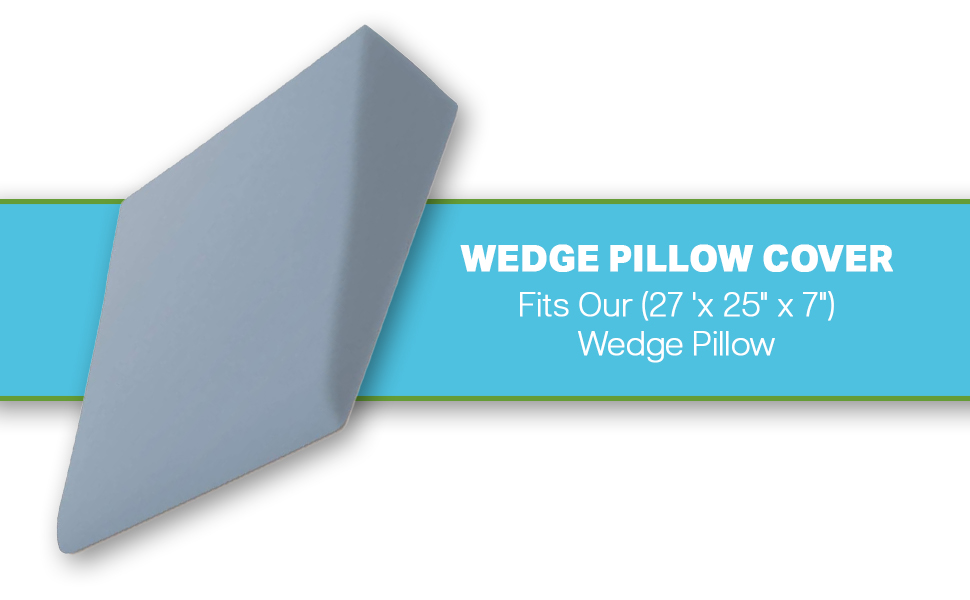 Xtreme Comforts Wedge Pillow Cover AllergyFriendly