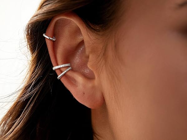 ③Own Light Ear Cuff Ring【#Casual】Silver ③Own Light Ear Cuff Ring【#Casual】Silver ③Own Light Ear