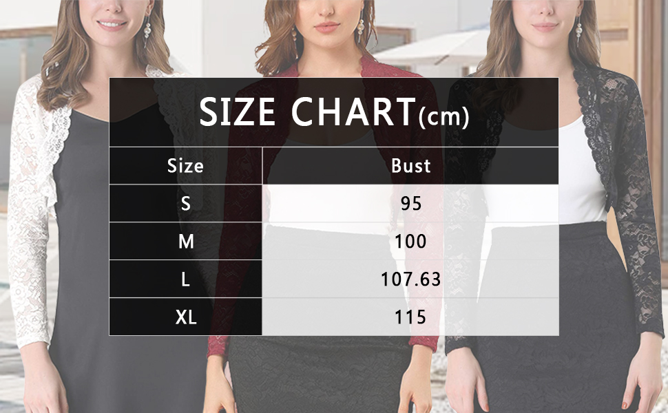 bolero damen spitze 