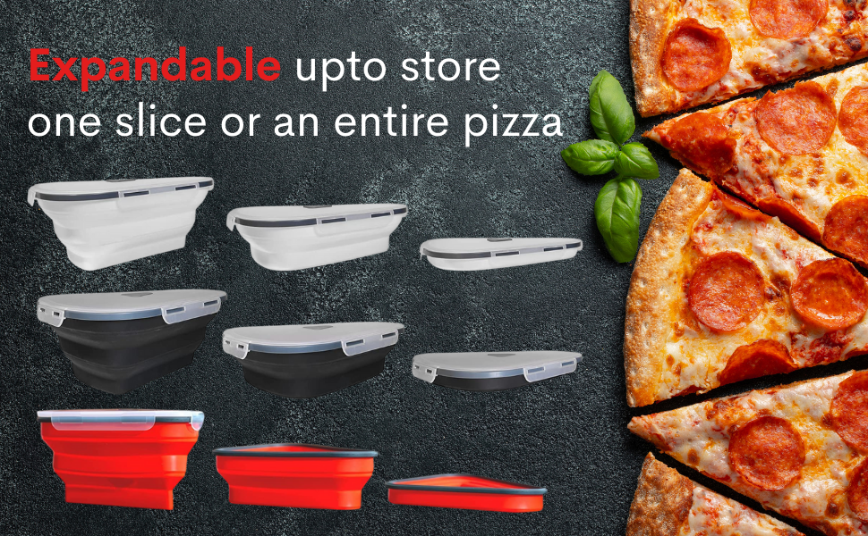 MOHIB NESARI The Unique Pizza Slice Storage Container