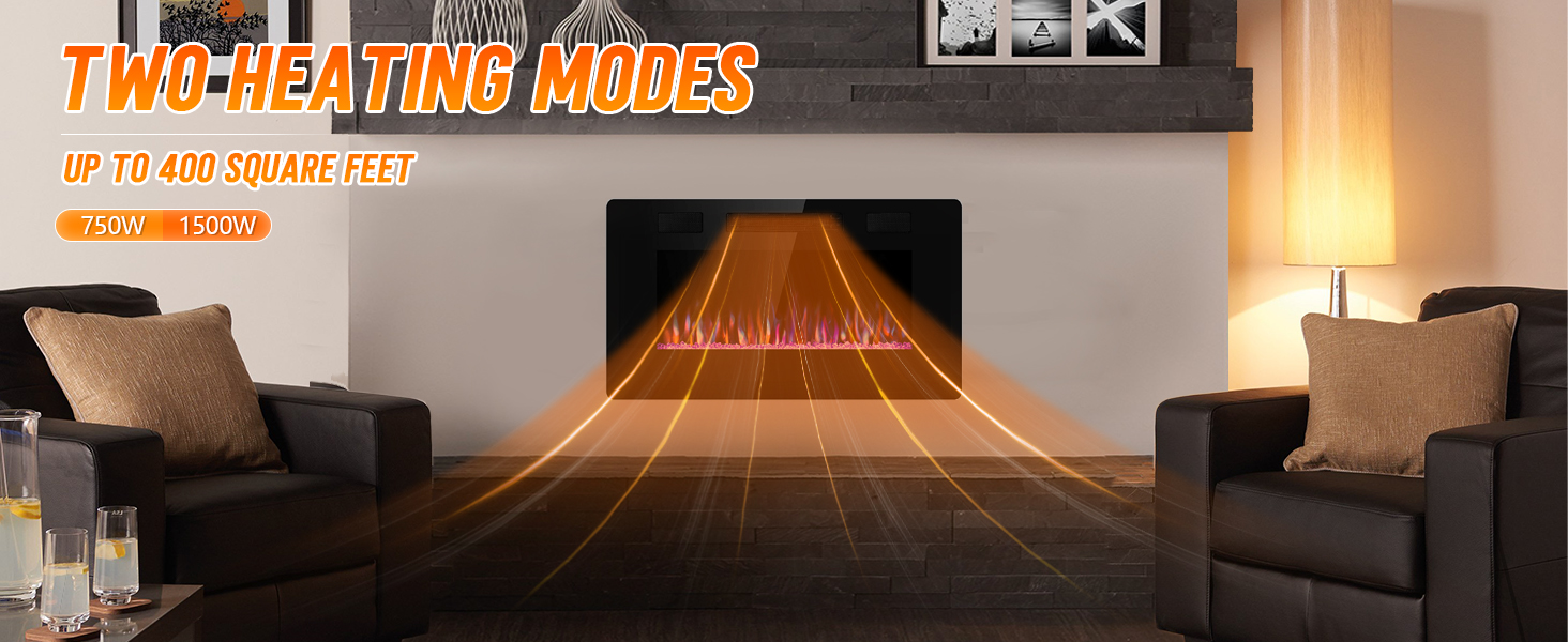 Two heating modes