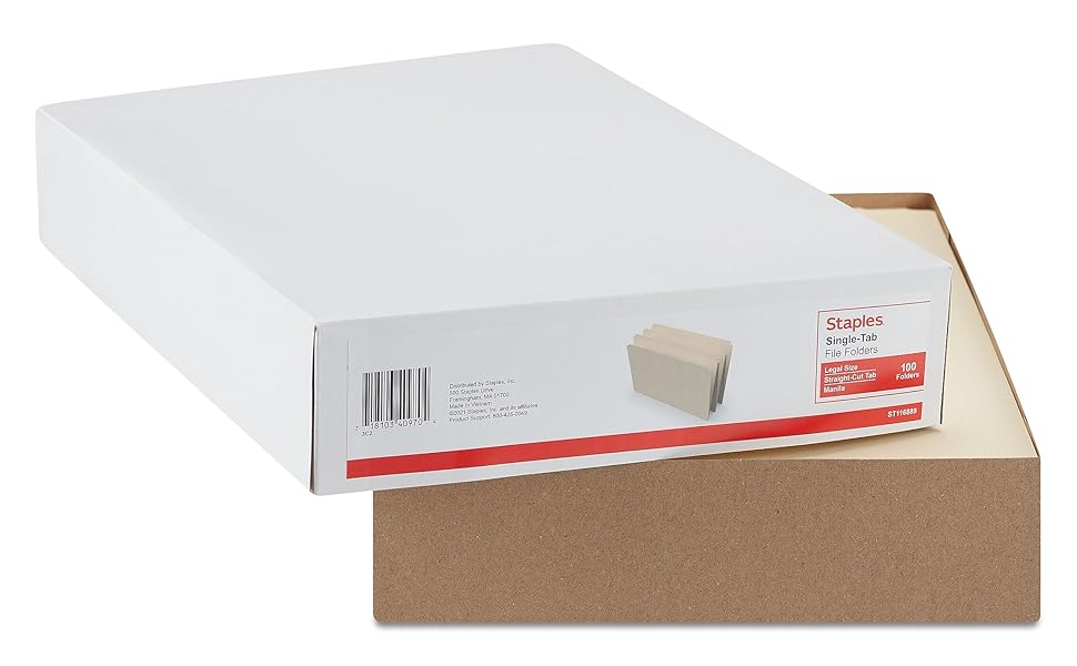 Staples Recycled File Folders