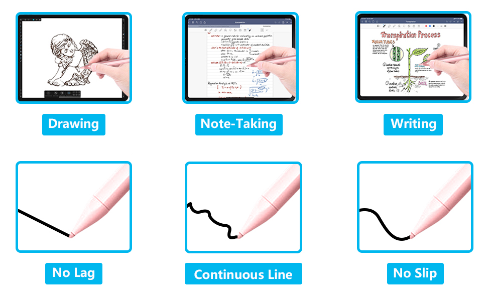 Stylus Pencil for Apple iPad Pro 12.9/11 Inch, iPad Pro 6th/5th/4th/3rd Generation, iPad Air 5th