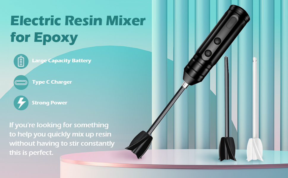 Electric Resin Mixer,Electric Resin Drill Set,Cordless Pin