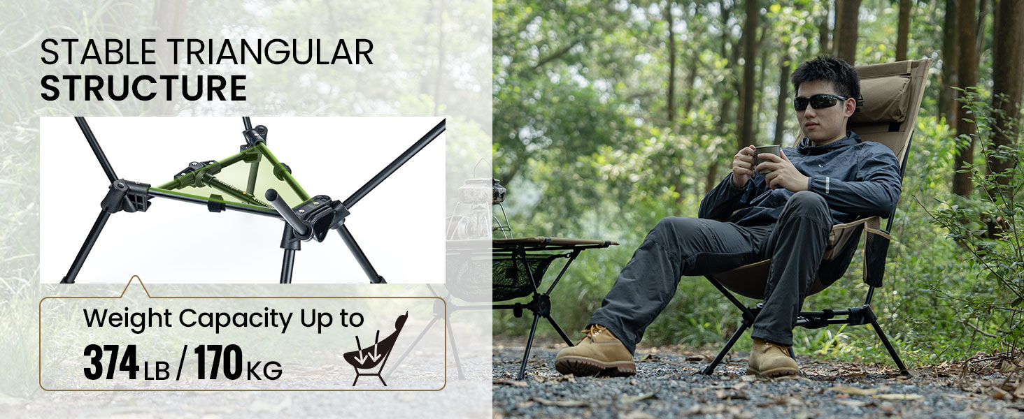 Tigerblade High Back Camping Chair CE-ZDY11