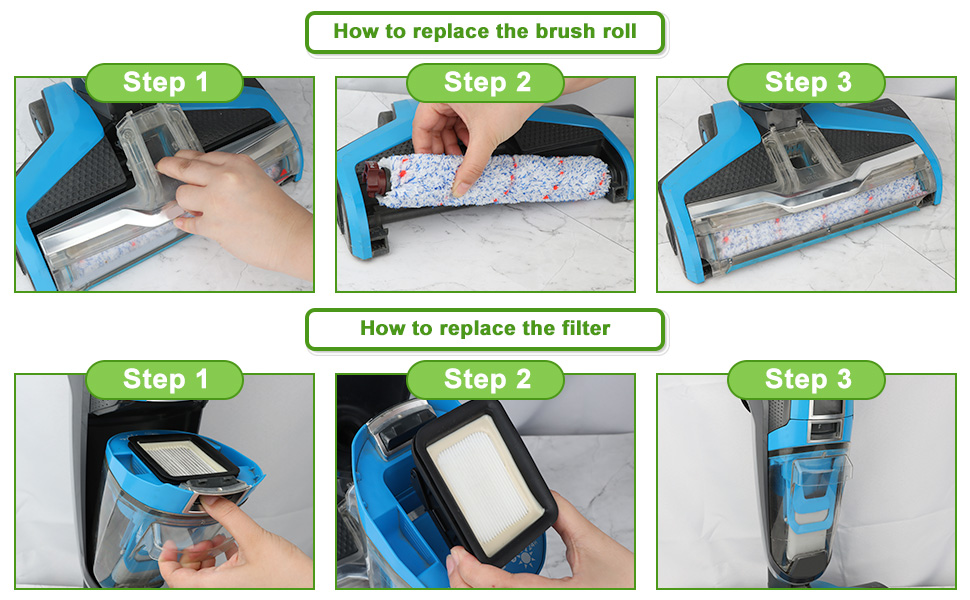 Replacement Parts for Bissell Crosswave and Bissell