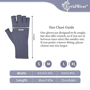 Merino Gloves Size Chart