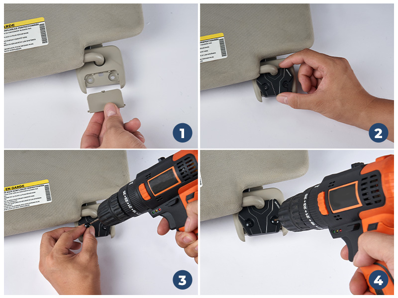Sun Visor Clips Sun Visor Repair Kit Compatible with Ram