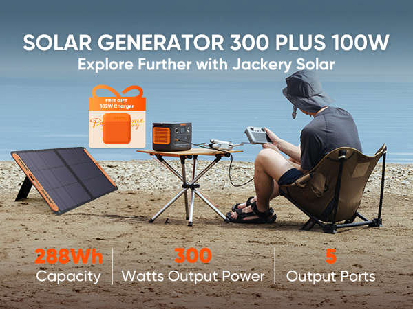 【美品】Jackery Solar Generator 300 Plus Amazon.com : Jackery Explorer 300 Plus Portable Power