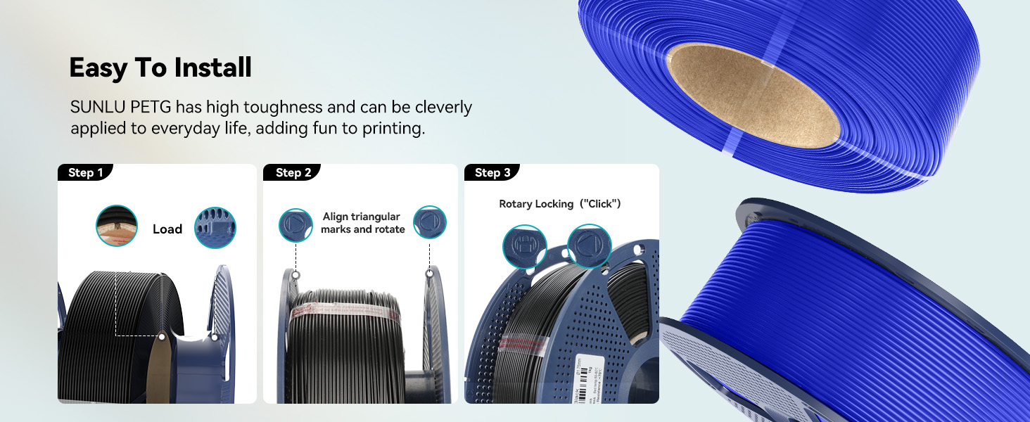 SUNLU Refill PETG Filament 1.75mm, PETG Refill 3D Printer Filament, Suitable for Bambu Lab Filament and SUNLU Reusable spools, 1kg per Spool, 4 Pack, 4 Colors, Beige+Coffee Brown+Olive Green+Oak 16 3d printer filament PETG refill filament refill sunlu refill PETG filament refill sunlu PETG