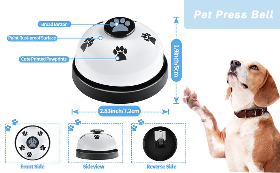 Kelivi Dog Bell for Puppy Potty Training, 4 Pack Dog Bells Toilet