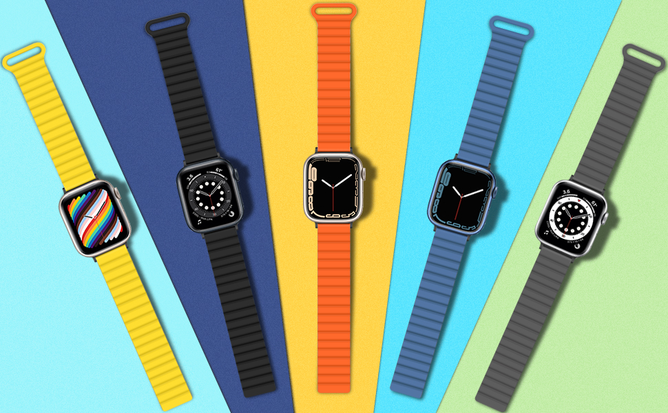 Anlinser Compatible with Apple Watch Band 45mm 44mm 42mm