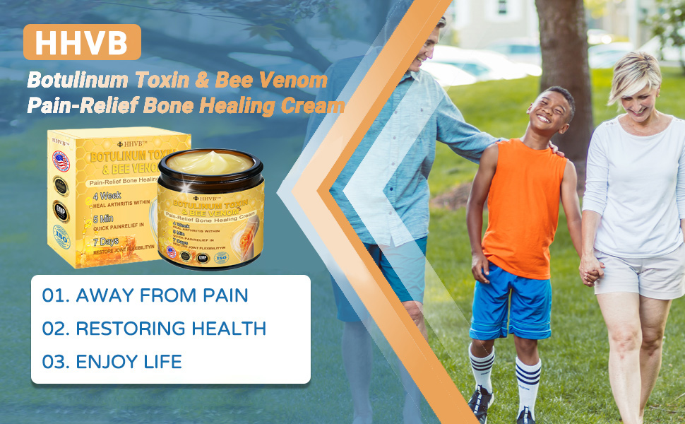 HHVB Botulinum Toxin & Bee Venom Pain-Relief Bone Healing Cream
