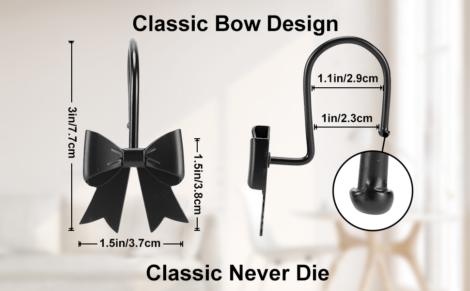 shower curtain hooks