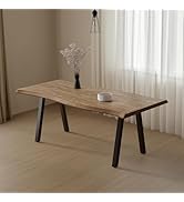 SIMTONAL Farmhouse Dining Table for 6, 70