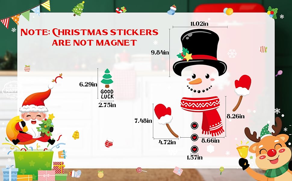 Christmas Refrigerator Magnets