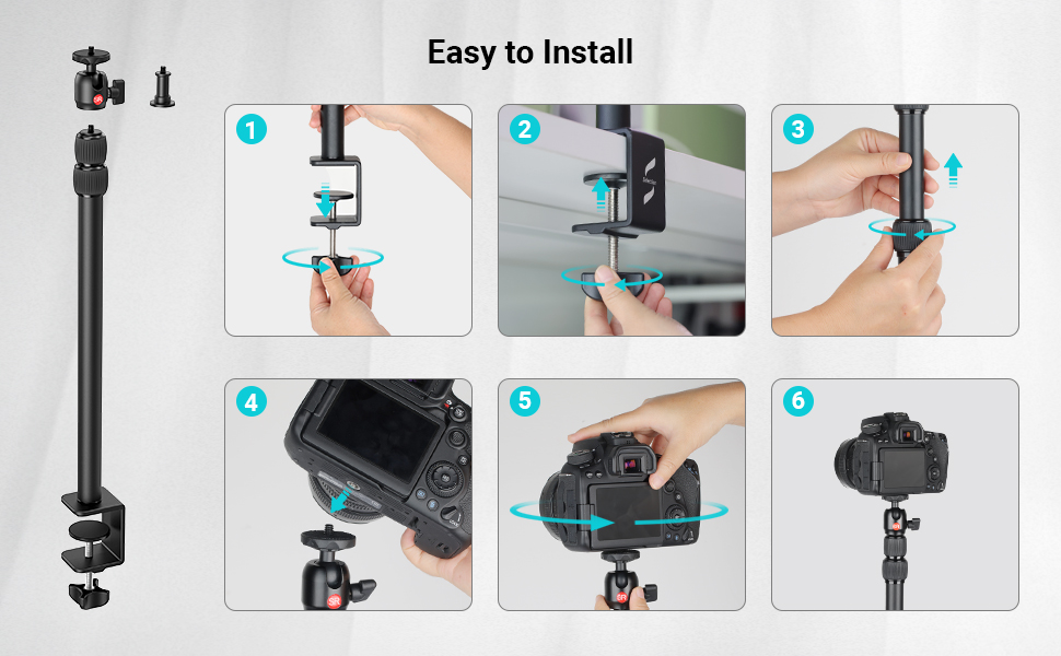 SmallRig Selection Camera Desk Mount Table Stand