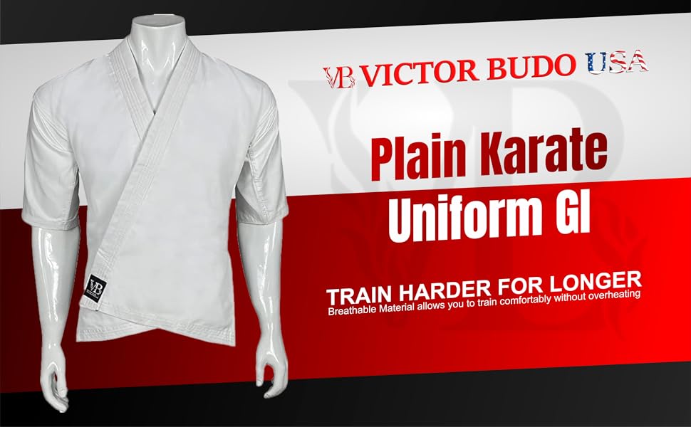 Plain karate uniform