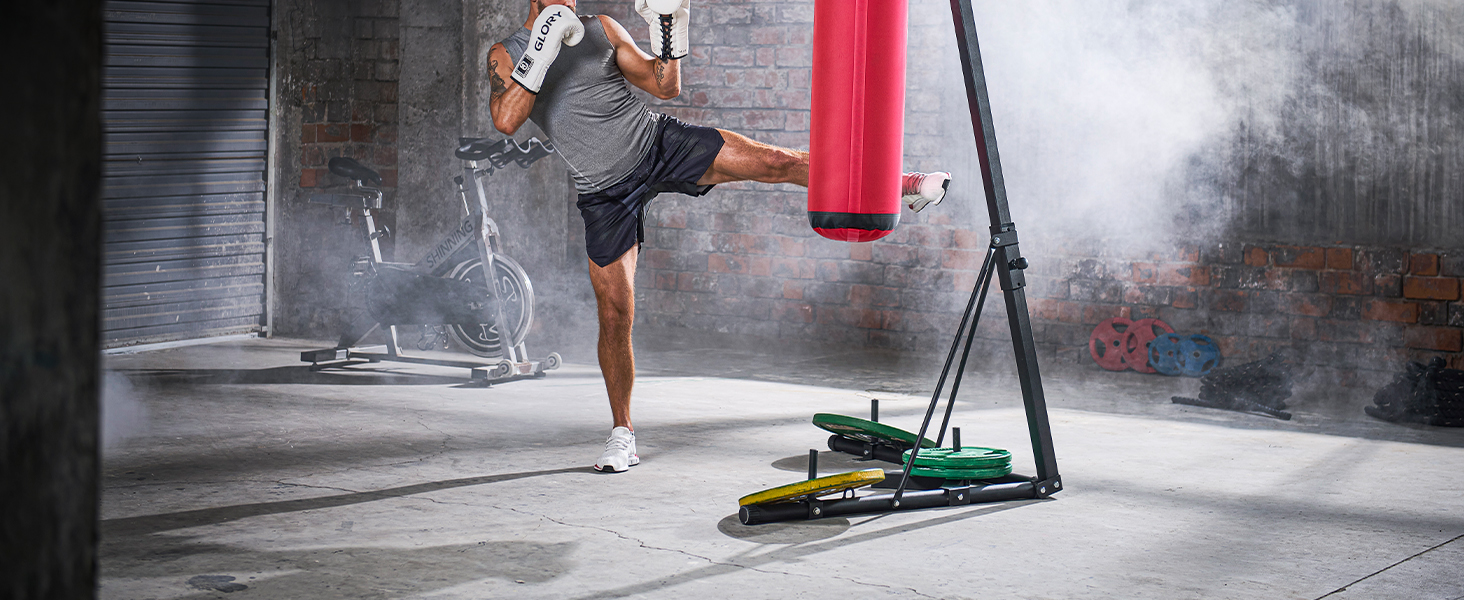 punch bag stand