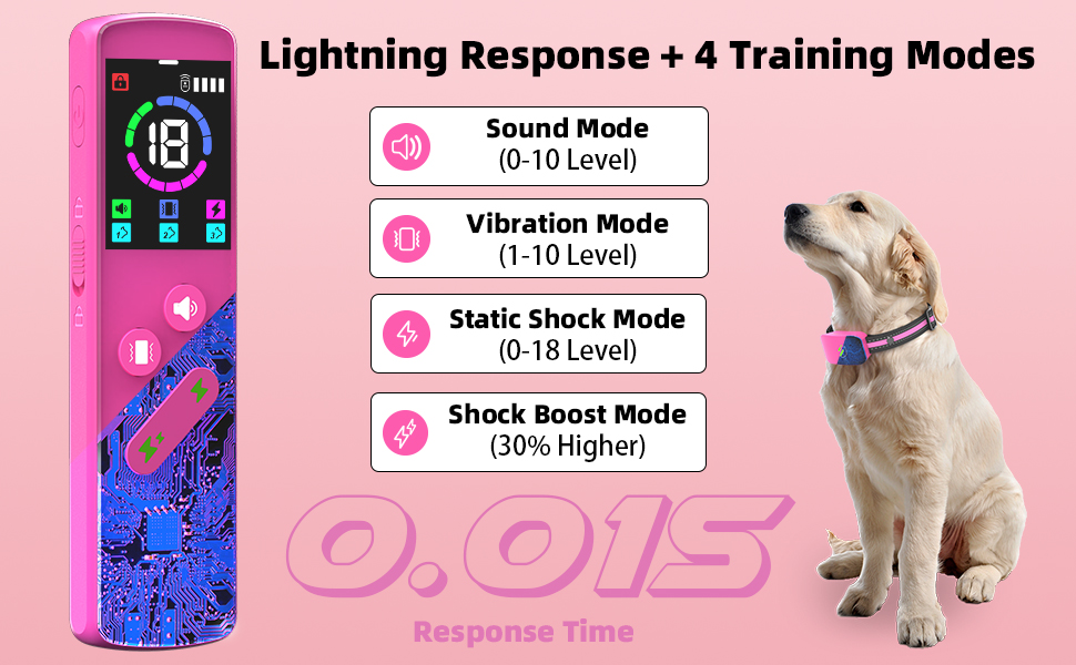 Runlane Dog Shock Collar, Adjustable 010 Level Tone (Up to