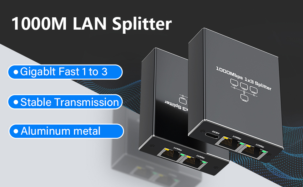 1000M lan Splitter