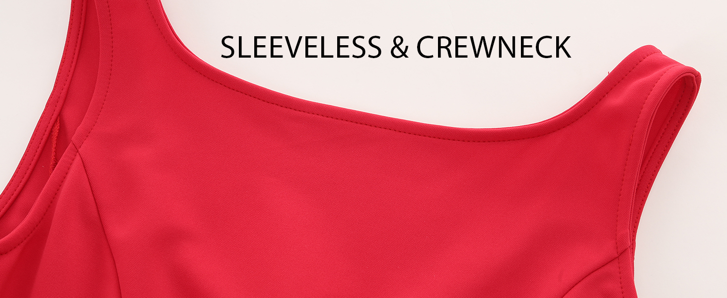 sleeveless dress