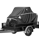 KEMIMOTO Trailerable UTV Cover Travel Trailer UTV Cover Two Seater Compatible with Can Am Defende...