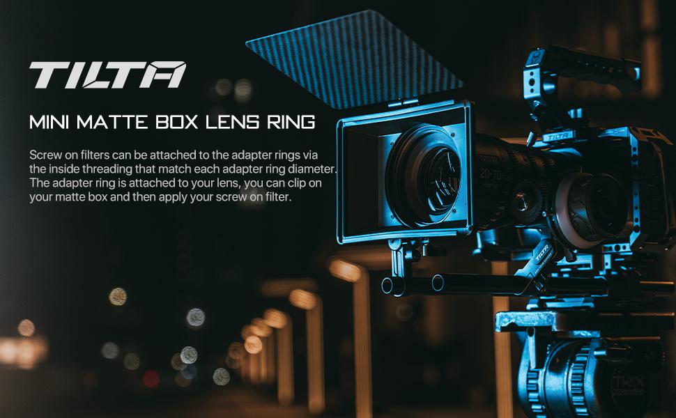 TILTA Mini Matte Box 4x5.65" Filter Frame for Mirrorless DSLR Cameras