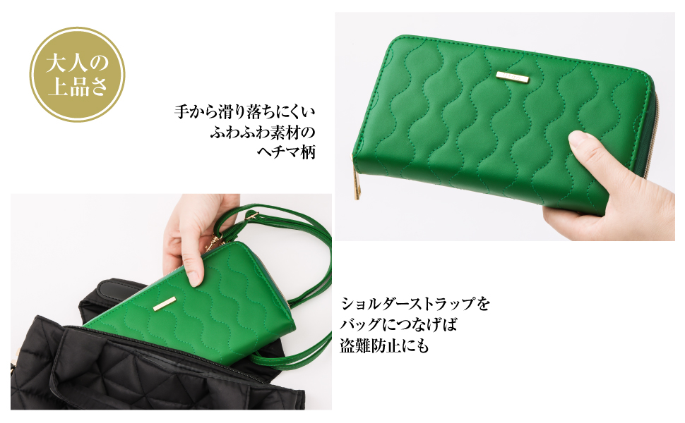 leafa(他の方は購入しないでください) Utao：中身が見やすく整理整頓が叶う！多機能長財布BOOK