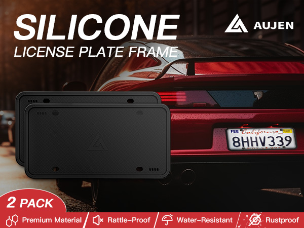 aujen license plate frame