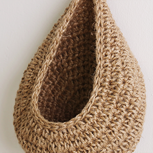 Hanging Fruit Basket Set of 3, Boho Wall Hanging Storage Jute Basket for Organizing & Decor, Handmade Teardrop Hammock Holder for Onion Fruit Vegetable in Home & Restaurant Kitchen with Hooks 16 1