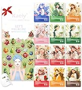 Girl Character Sheet Masks,Spa Party Facial Mask Skincare Set, Sheet Masks Skin Care, Moisturize ...