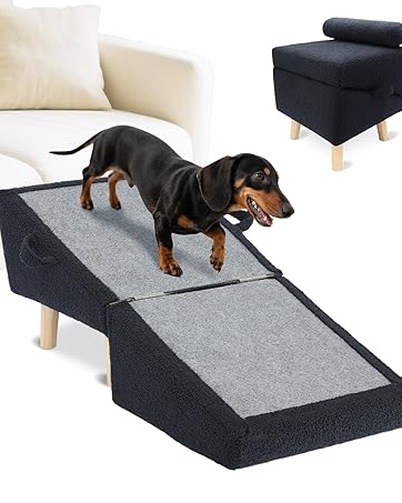 Dog ramp blue