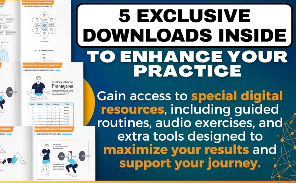5 exclusive downloads inside to enhance your practice extra resources